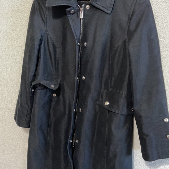 Michael Kors Woman Black Coat Wool Jacket Size PS - Picture 8 of 16